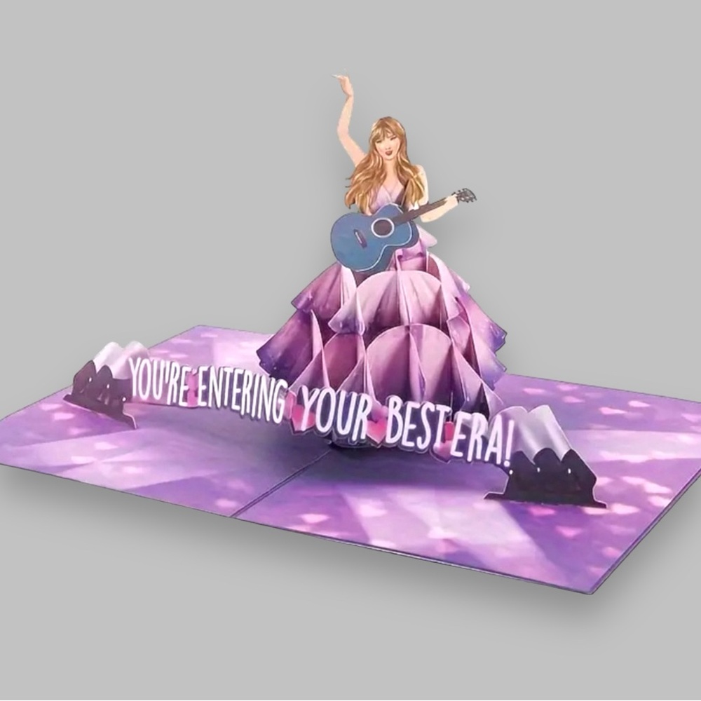 TAYLOR‎ SWIFT inspired Birthday Card Happy Swiftie
Gift Eras Tour Pop-up 🏰